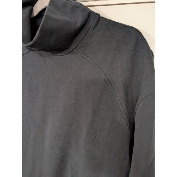 Varley Morrison High Neck Sweatshirt Women's XS Black Boxy Pullover Draw Cord - Picture 4 of 10